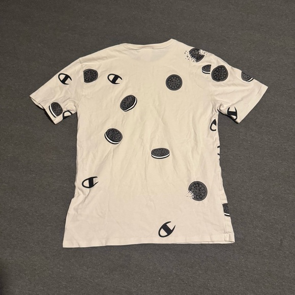 Champion Off-White Tee with Oreos - Picture 6 of 6